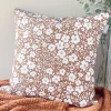 Kozy X Patelin Kozy Floral Cushion - Tobacco* Cushions
