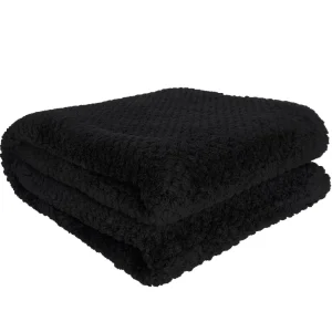 Agence K Kozy Textured Throw - Black* Throws
