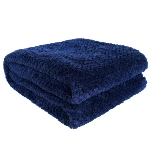 Agence K Kozy Textured Throw - Blue* Throws
