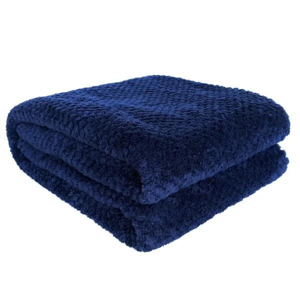 Agence K Kozy Textured Throw - Blue* Throws