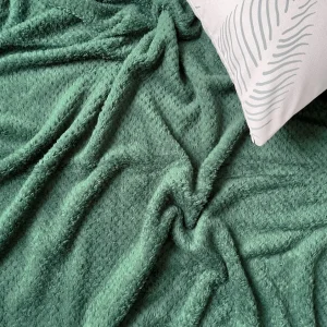 Agence K Kozy Textured Throw - Forest Green* Throws