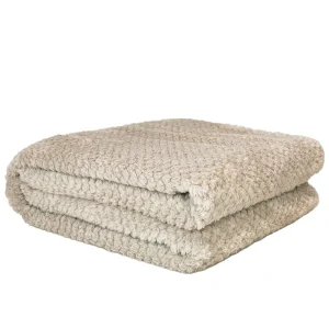 Agence K Kozy Textured Throw - Taupe* Throws