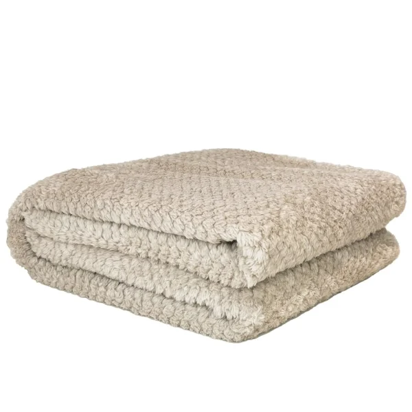 Agence K Kozy Textured Throw - Taupe* Throws