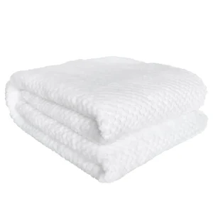 Agence K Kozy Textured Throw - White* Throws