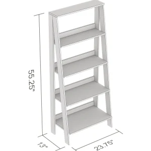 Safdie & Co Ladder Bookcase - .* Shelves & Racks