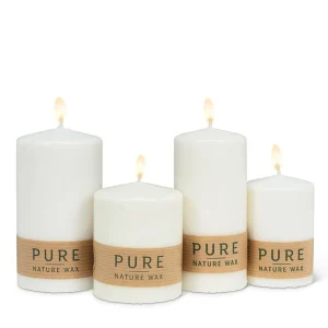 Abbott Large Ecological Pillar - White* Decorative Candles