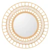 Attitudes Import Large Round Bamboo Mirror* Mirrors