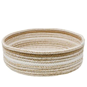 Nostalgia Import Large Table Braided Basket - Tahuata* Organization