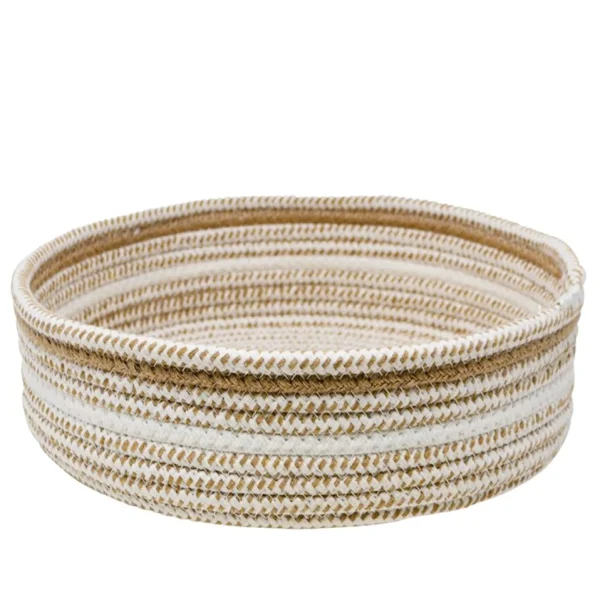 Nostalgia Import Large Table Braided Basket - Tahuata* Organization