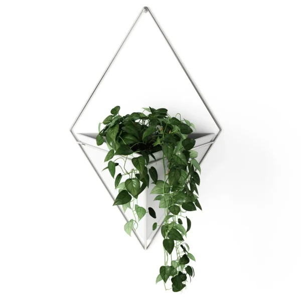 Umbra Large White Wall Planter - Trigg* Wall Planters