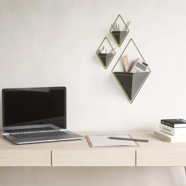 Umbra Large White Wall Planter - Trigg* Wall Planters