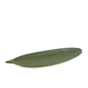 Attitudes Import 2 Leaf Tray - Forest Green* Plates, Trays & Containers