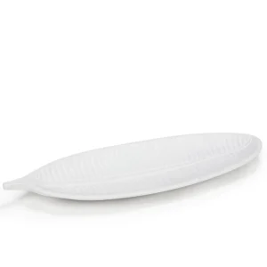 Attitudes Import 2 Leaf Tray - White* Plates, Trays & Containers