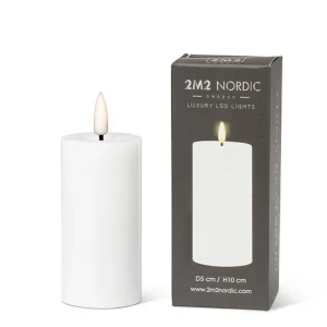 Abbott Led Pillar Candle - White* Decorative Candles