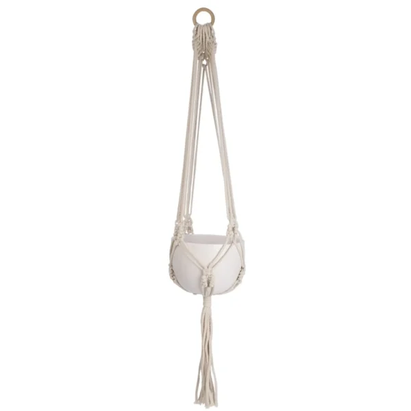 Attitudes Import Macrame For Hanging Planter - Natural* Planters