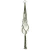 Attitudes Import Macrame Planter With Pot - Green* Planters