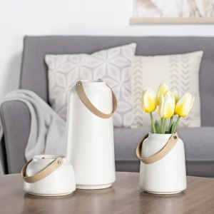 Torre Tagus Mat Vase - Lido White* Vases & Pots