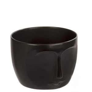 CTG Brands Matt Black Pot - Face* Vases & Pots