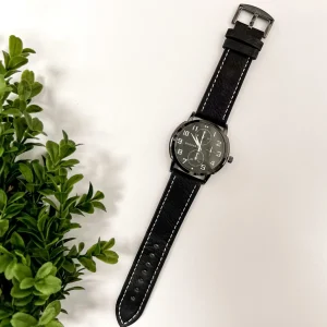 Clock it to ya Men's Watch - White Stitching* Watchs