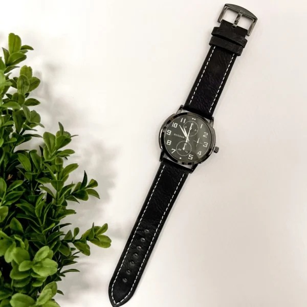 Clock it to ya Men's Watch - White Stitching* Watchs