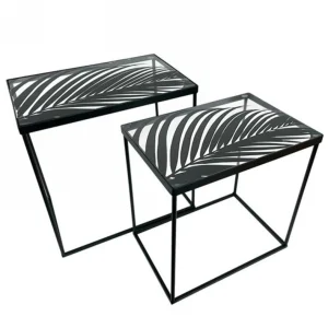 Attitudes Import 2 Metal Table - Leaf* Tables