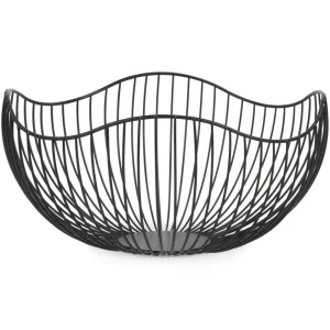 Attitudes Import 2 Metal Wire Basket - Black* Organization