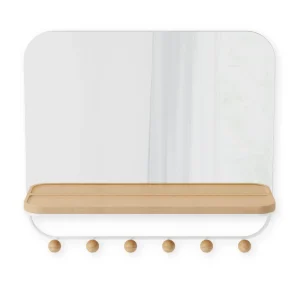 Umbra Mirror With Hooks - Estique* Mirrors