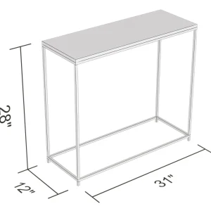 Safdie & Co Modern Console Table With Drawers - .* Tables