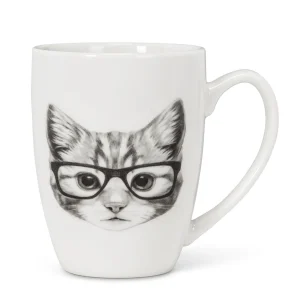 Abbott Mug - Cat With Glasses* Mugs