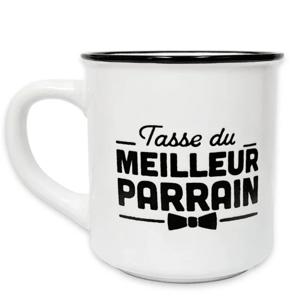 Attitudes Import 2 Mug - Meilleur Parrain* Mugs With Text