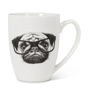 Abbott Mug - Pug With Glasses* Mugs
