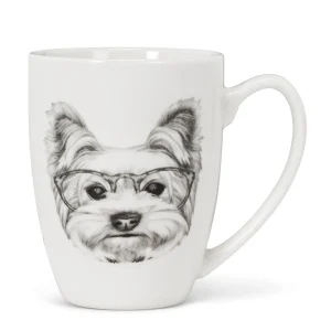 Abbott Mug - Yorkie With Glasses* Mugs