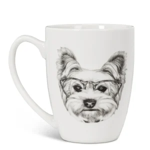 Abbott Mug - Yorkie With Glasses* Mugs