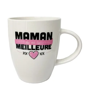Attitudes Import 2 Mug By Kozy - Maman Tu Es La Meilleure* Mugs With Text