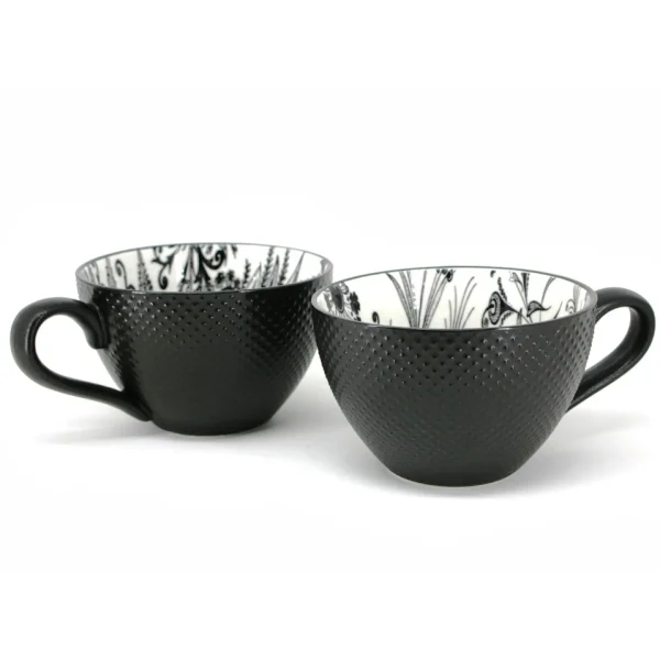 Danesco 2 Mugs Set - Black* Mugs
