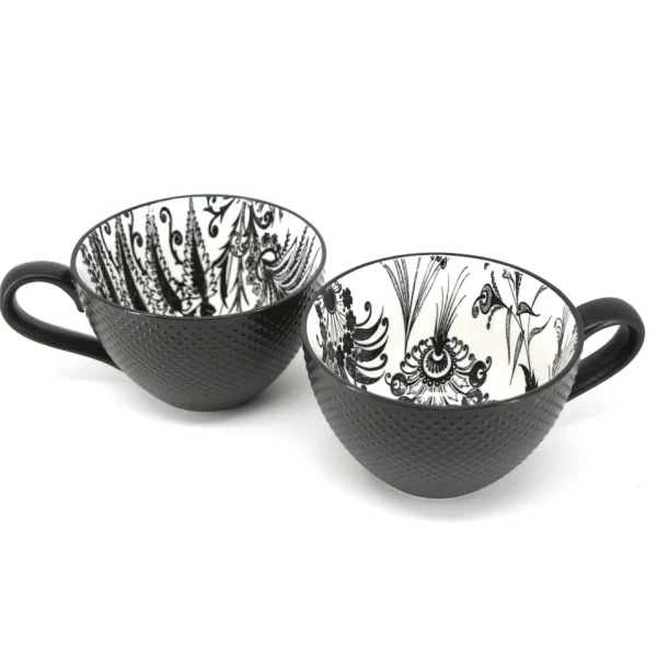 Danesco 2 Mugs Set - Black* Mugs