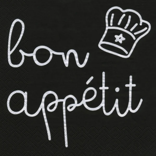 Attitudes Import Napkins - Bon Appetit* Tablecloths, Placemats & Napkins