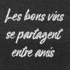Attitudes Import 2 Napkins - Bons Vins* Tablecloths, Placemats & Napkins
