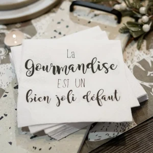 Attitudes Import 2 Napkins - La Gourmandise* Tablecloths, Placemats & Napkins