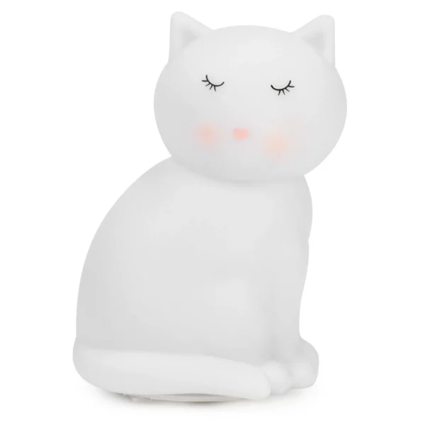 Attitudes Import Nightlight - White Cat* Decorative Objects