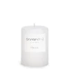 Attitudes Import Pillar Candle - White* Decorative Candles