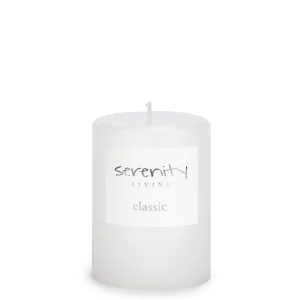 Attitudes Import Pillar Candle - White* Decorative Candles