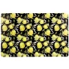 Attitudes Import 2 Placemat - Black With Lemon* Tablecloths, Placemats & Napkins
