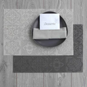 Harman Placemat - Grey Spanish Pattern* Tablecloths, Placemats & Napkins