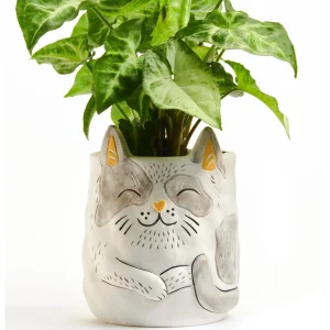 Gift Craft Planter Cover - Cat* Vases & Pots