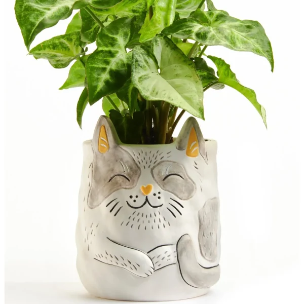 Gift Craft Planter Cover - Cat* Vases & Pots
