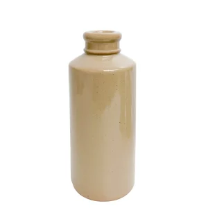 Pine Center Porcelain Candle Holder - Beige* Candle Holders
