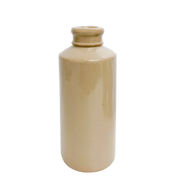 Pine Center Porcelain Candle Holder - Beige* Candle Holders