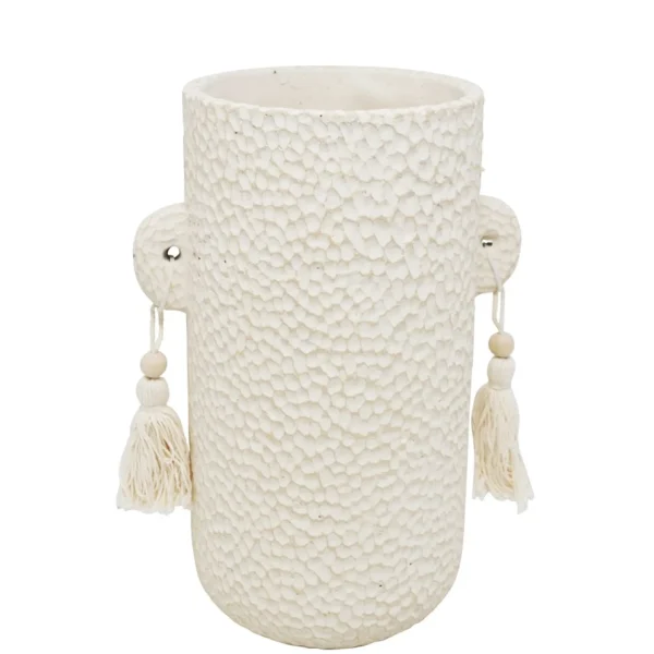 Nostalgia Import Pot With 9.5" Fringe - Uvita* Vases & Pots