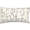 Les textiles Patlin Rectangle Cushion - Face Design* Cushions